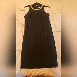 Dressy dress Calvin Klein jeweled neck. Size 12